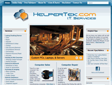 Tablet Screenshot of helpertek.com